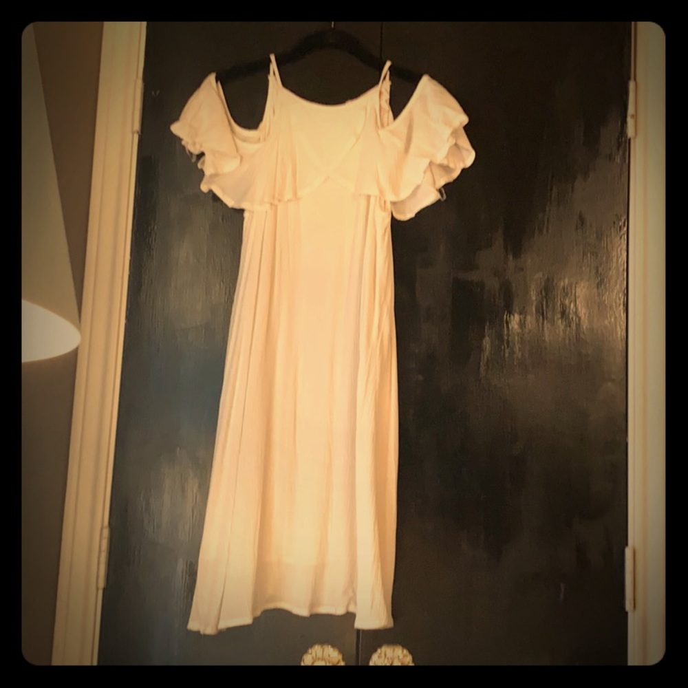 BoHo cream dress